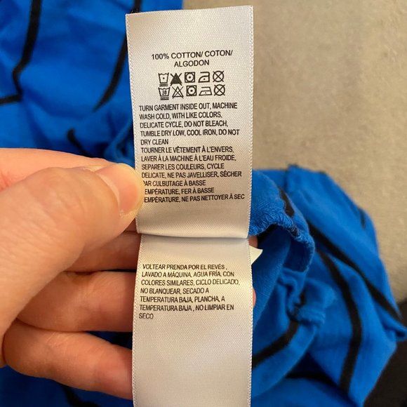 Lucky XS Blue striped t-shirt - Picture 6 of 6